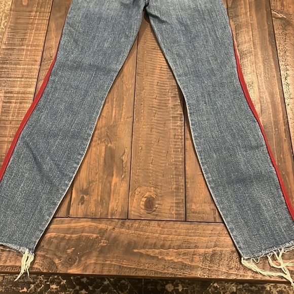 Mother -Keeping Love Alive Racer Fray Jeans - Picture 14 of 16